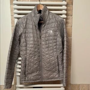The North Face Gray Quilted Jacket